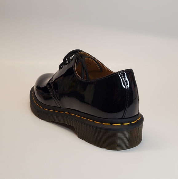 New Dr. Martens Women’s  Black Patent Leather Oxford Shoes 10084 Lace up Size 7 - Picture 6 of 11